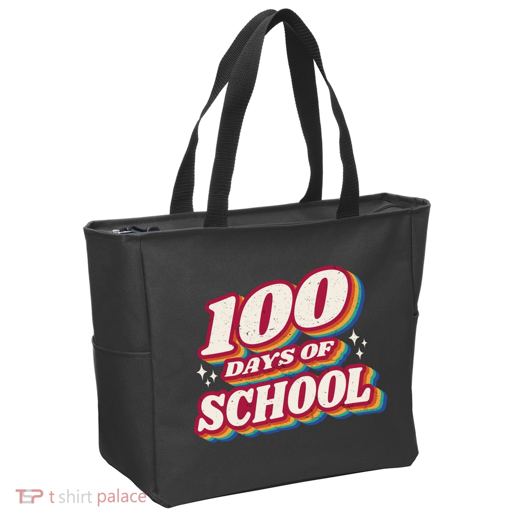100 Days Of School Retro Tote Bag