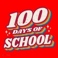 100 Days Of School Retro Santa Hat thumb 1