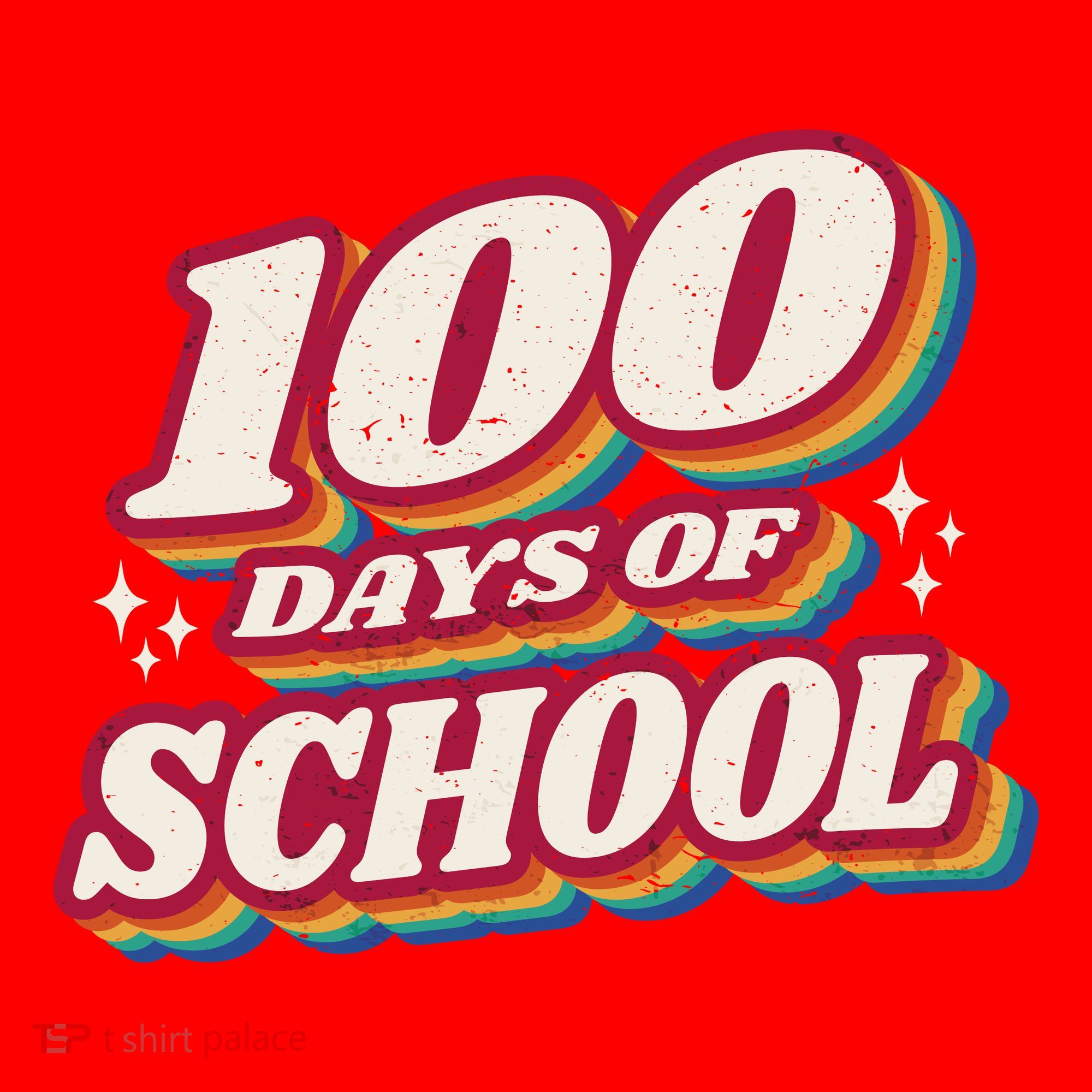 100 Days Of School Retro Santa Hat