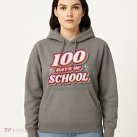 100 Days Of School Retro Hoodie thumb 5