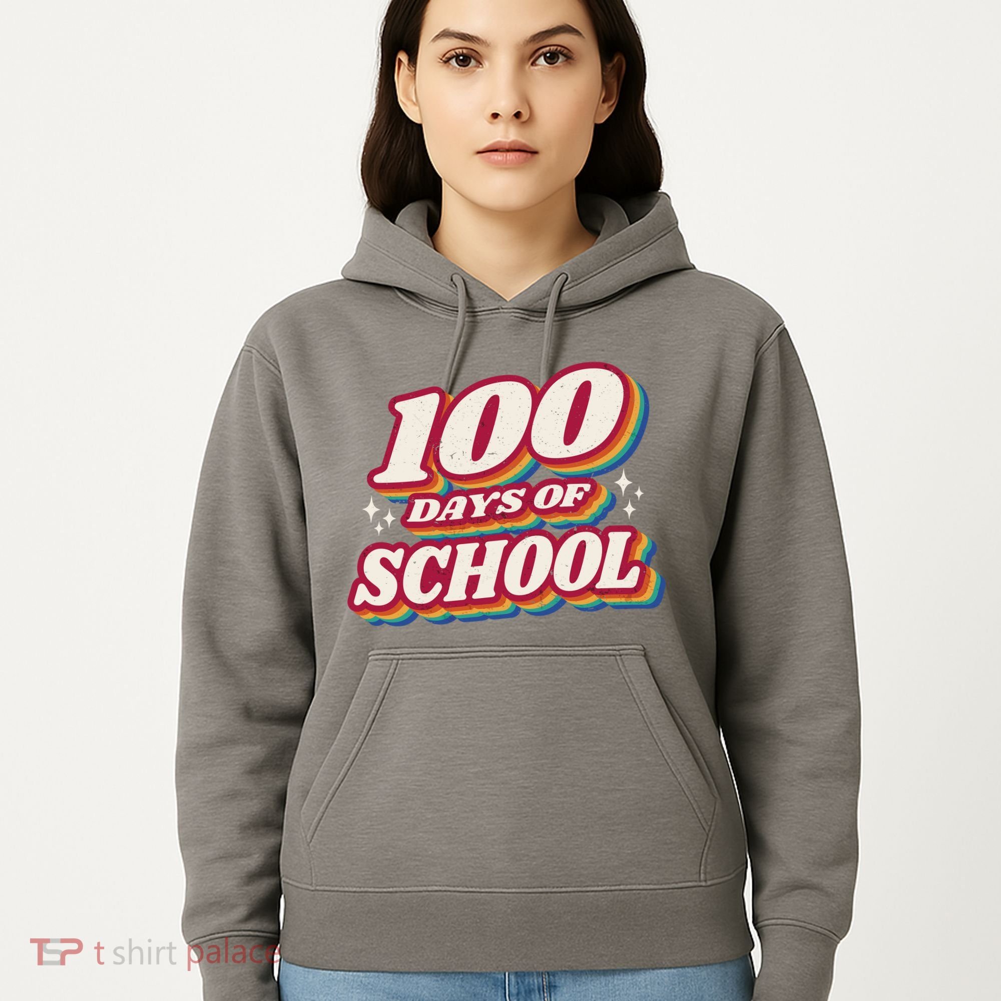 100 Days Of School Retro Hoodie