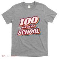 100 Days Of School Retro T-Shirt thumb 0