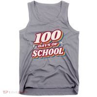 100 Days Of School Retro Tank Top thumb 0