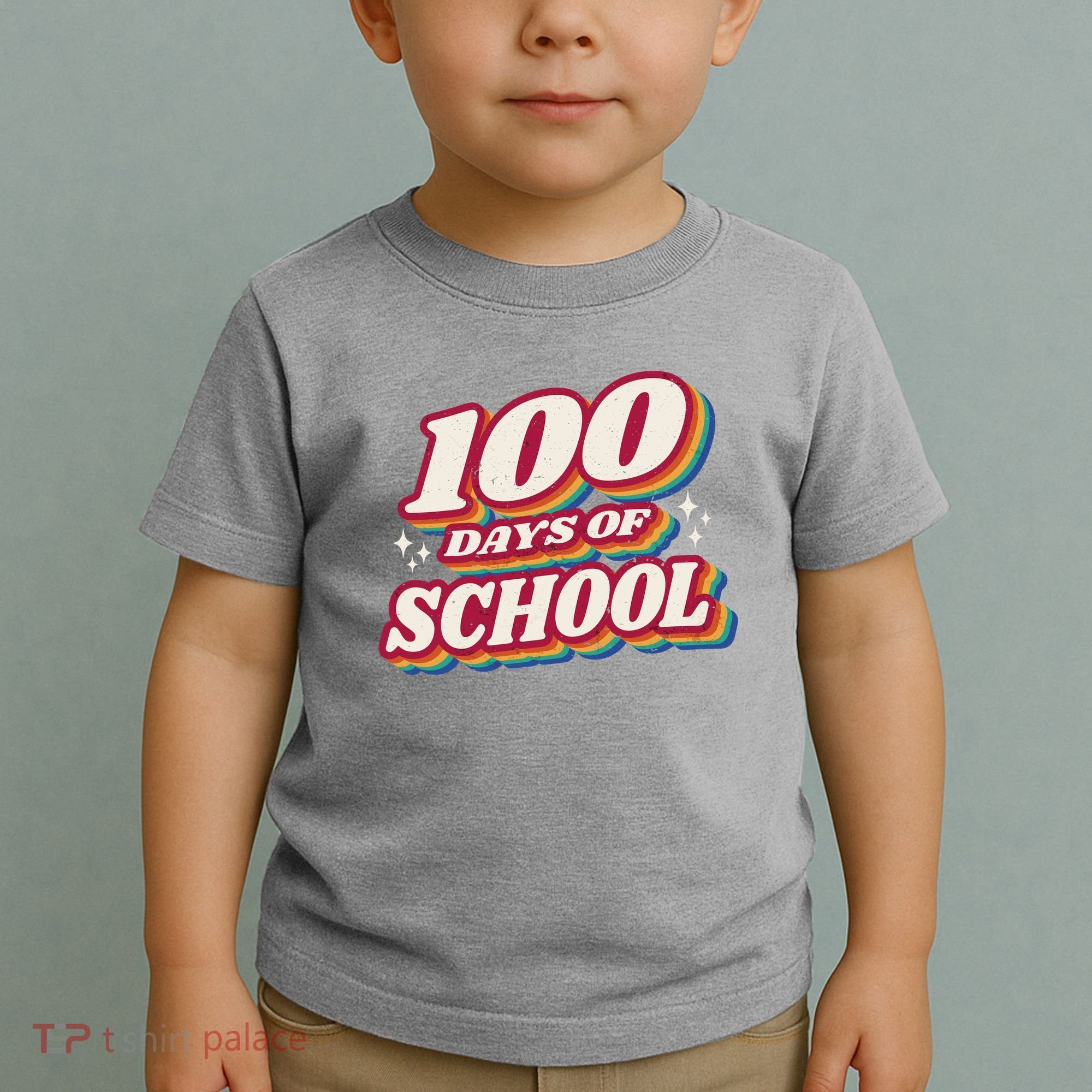 100 Days Of School Retro Toddler T-Shirt