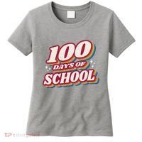 100 Days Of School Retro Women's T-Shirt thumb 0