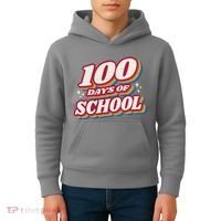 100 Days Of School Retro Kids Hoodie thumb 4