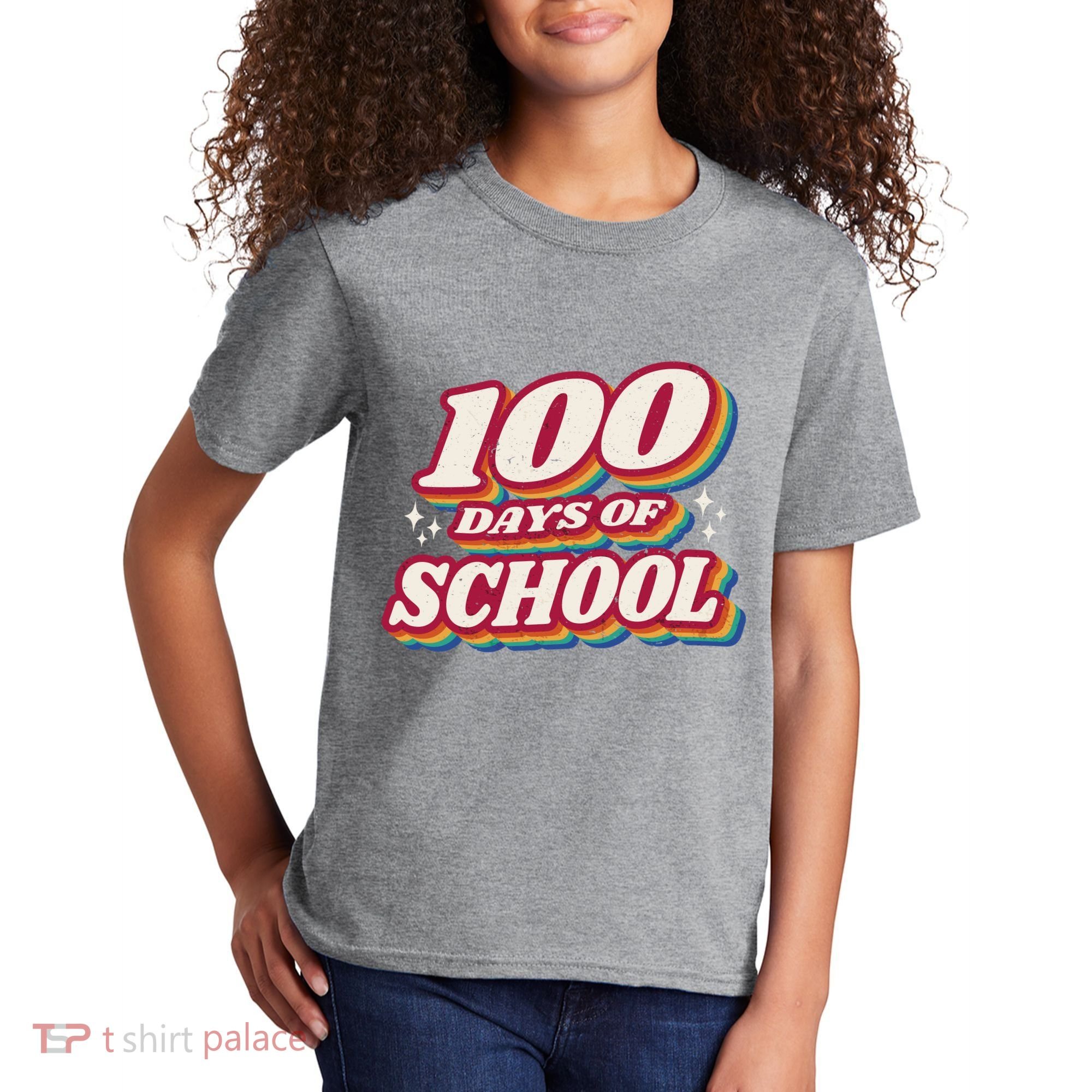 100 Days Of School Retro Kids T-Shirt