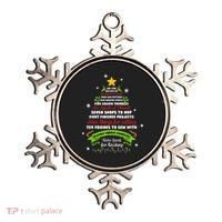 12 Days Of Christmas Funny Quilting Sewing Xmas Tree Lights Ornament thumb 0