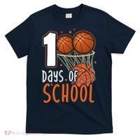 100 Days Of School Basketball T-Shirt thumb 0