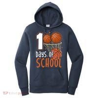100 Days Of School Basketball Women's Hoodie thumb 0