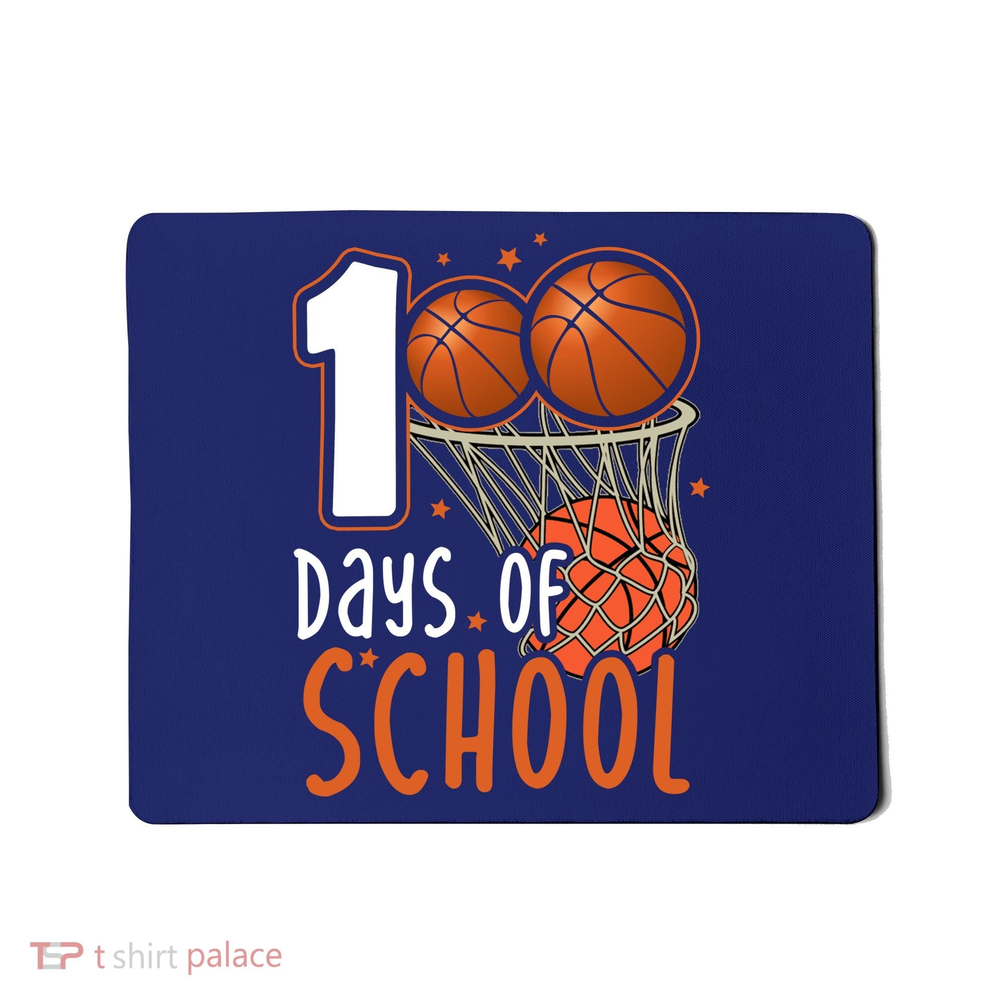100 Days Of School Basketball Mousepad