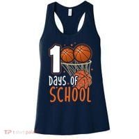100 Days Of School Basketball Women's Tank Top thumb 0