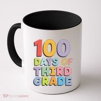100 Days Of Third Grade Teacher 100th Day Of School Coffee Mug thumb 0
