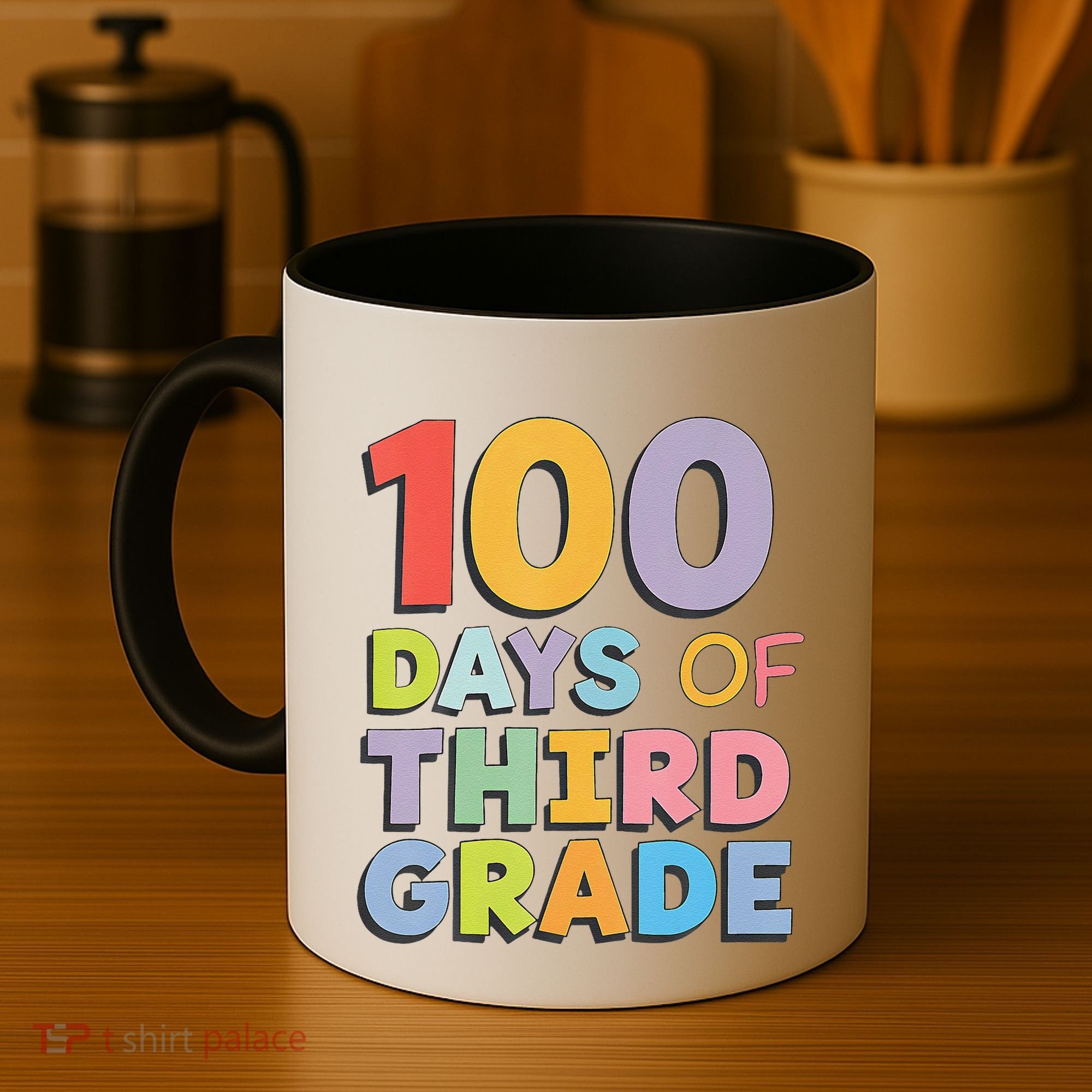 100 Days Of Third Grade Teacher 100th Day Of School Coffee Mug