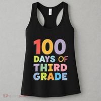 100 Days Of Third Grade Teacher 100th Day Of School Women's Tank Top thumb 3