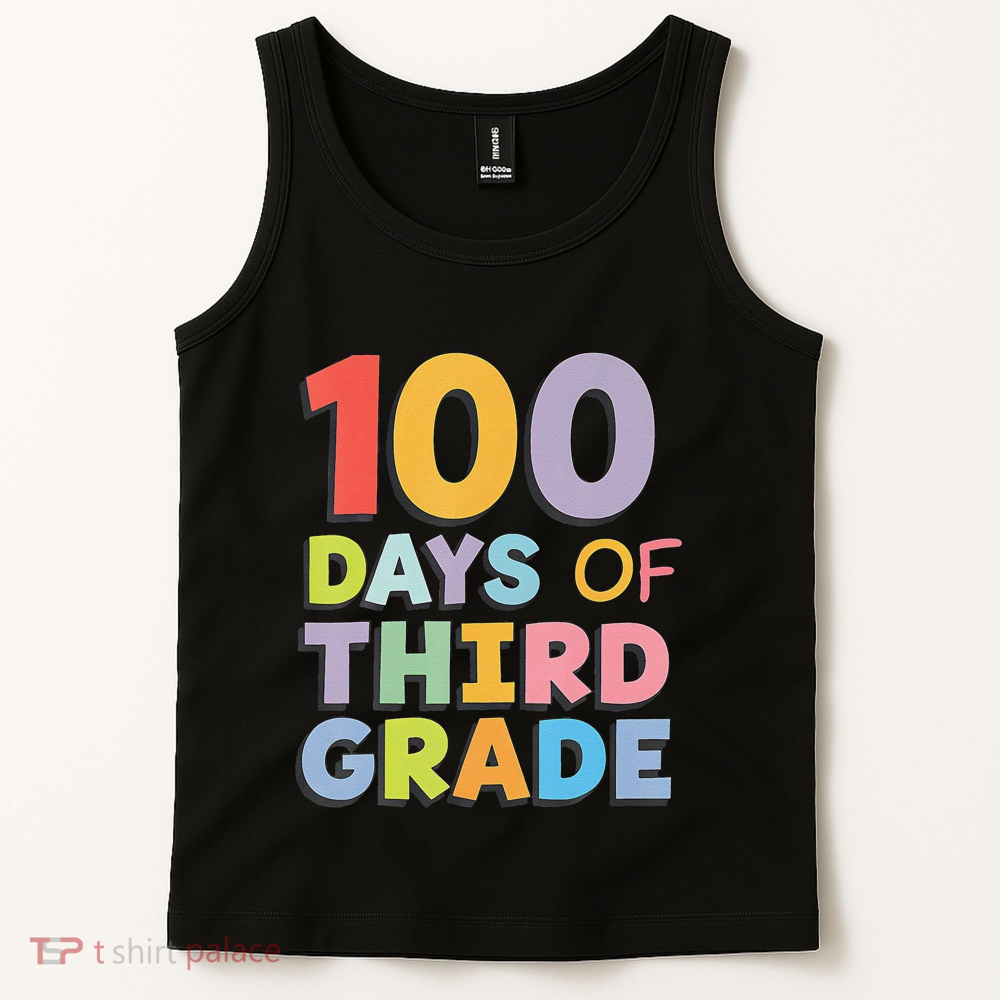 100 Days Of Third Grade Teacher 100th Day Of School Tank Top