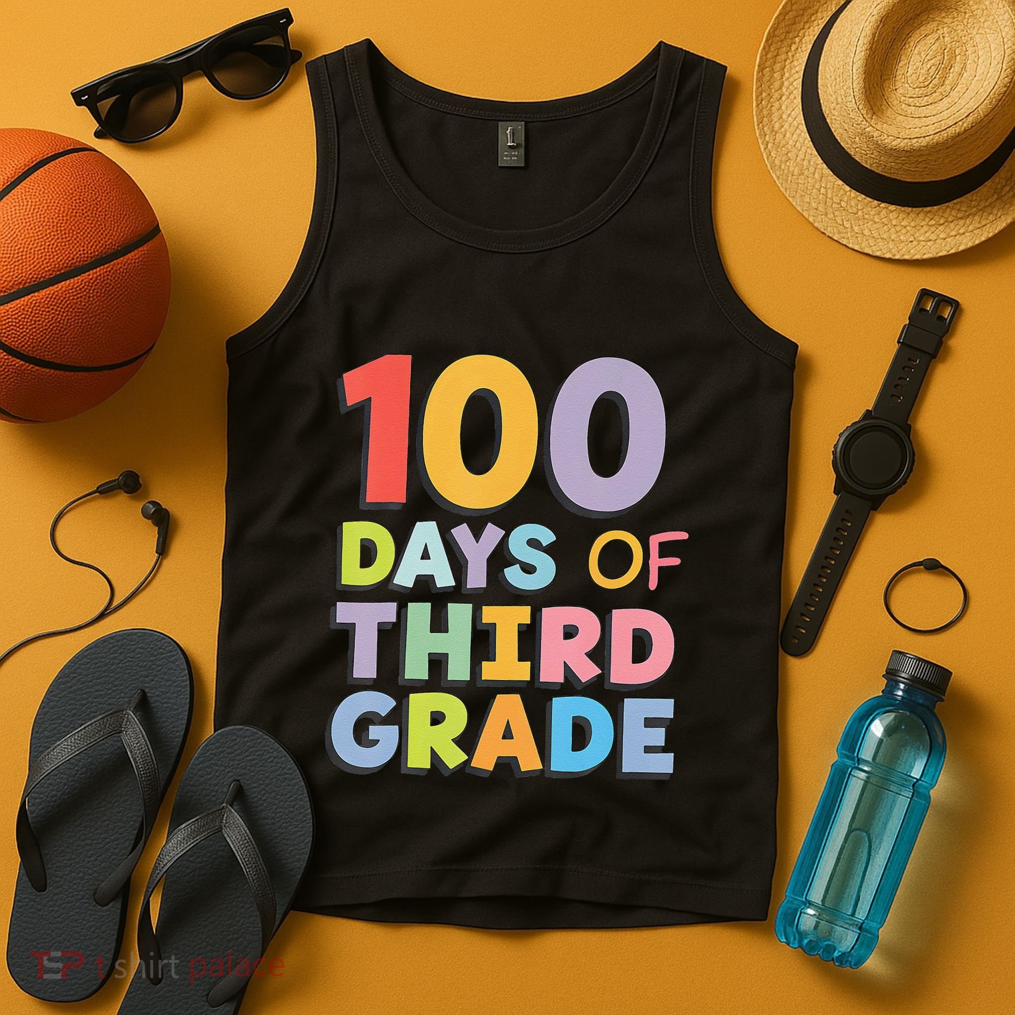 100 Days Of Third Grade Teacher 100th Day Of School Tank Top