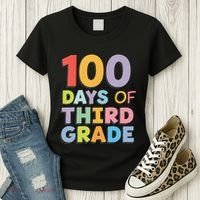 100 Days Of Third Grade Teacher 100th Day Of School Women's T-Shirt thumb 3