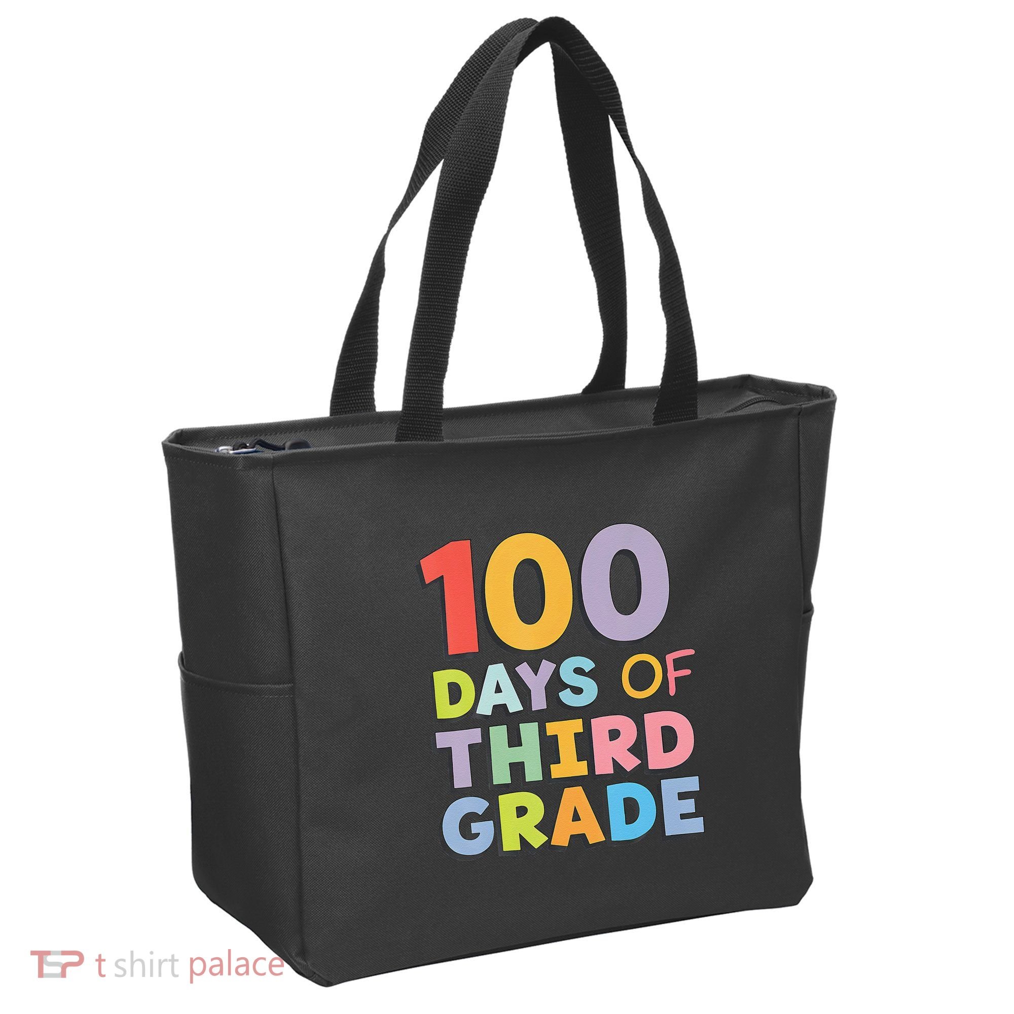 100 Days Of Third Grade Teacher 100th Day Of School Tote Bag