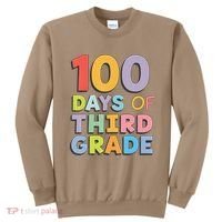 100 Days Of Third Grade Teacher 100th Day Of School Sweatshirt thumb 0