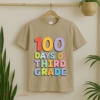 100 Days Of Third Grade Teacher 100th Day Of School T-Shirt thumb 2
