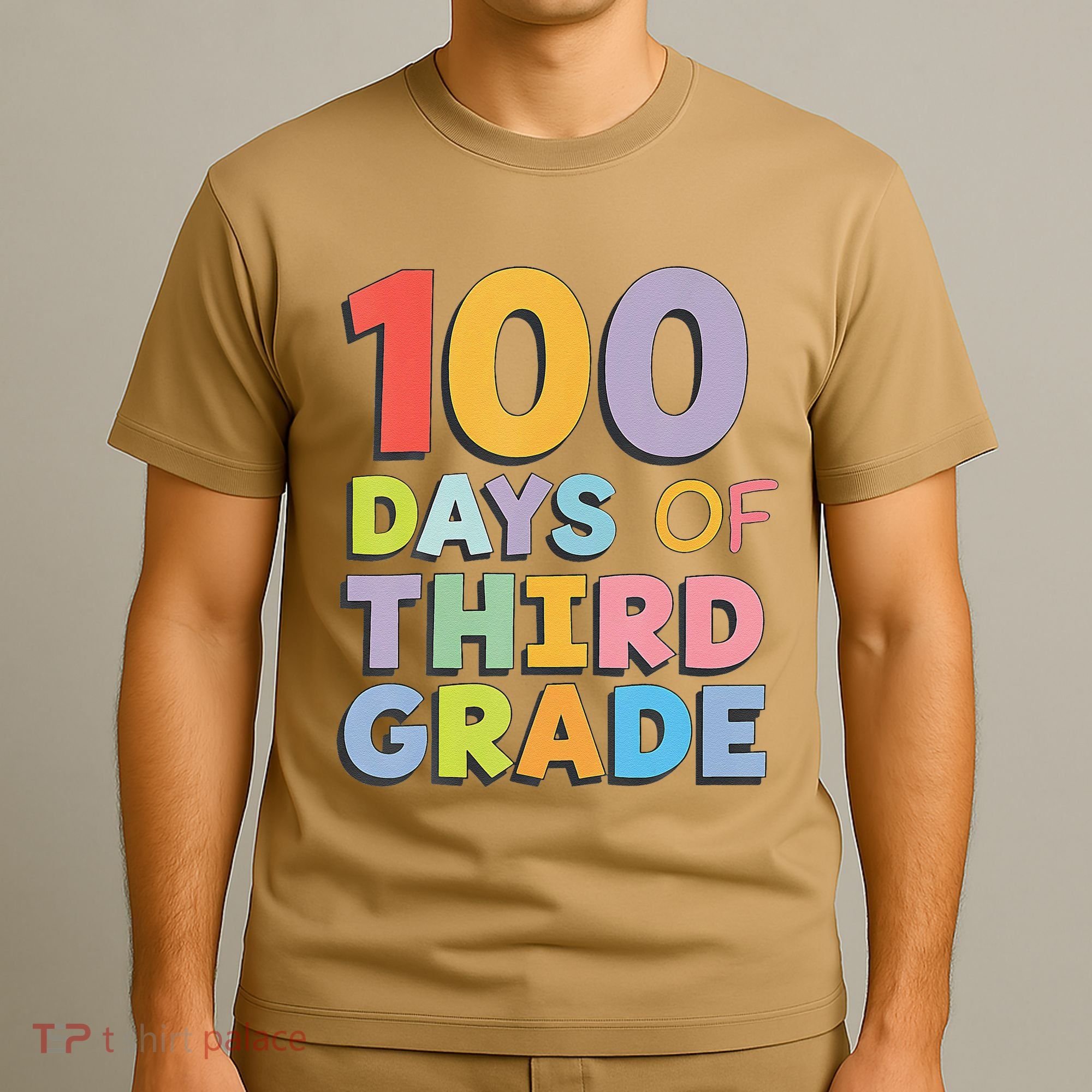 100 Days Of Third Grade Teacher 100th Day Of School T-Shirt
