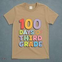 100 Days Of Third Grade Teacher 100th Day Of School T-Shirt thumb 5
