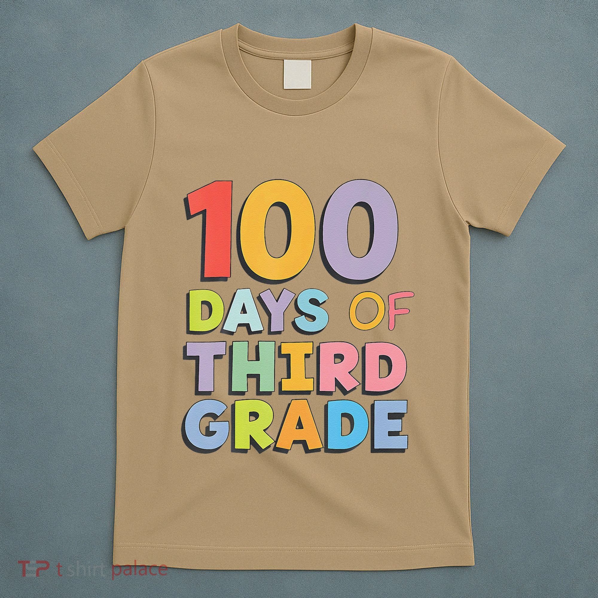 100 Days Of Third Grade Teacher 100th Day Of School T-Shirt