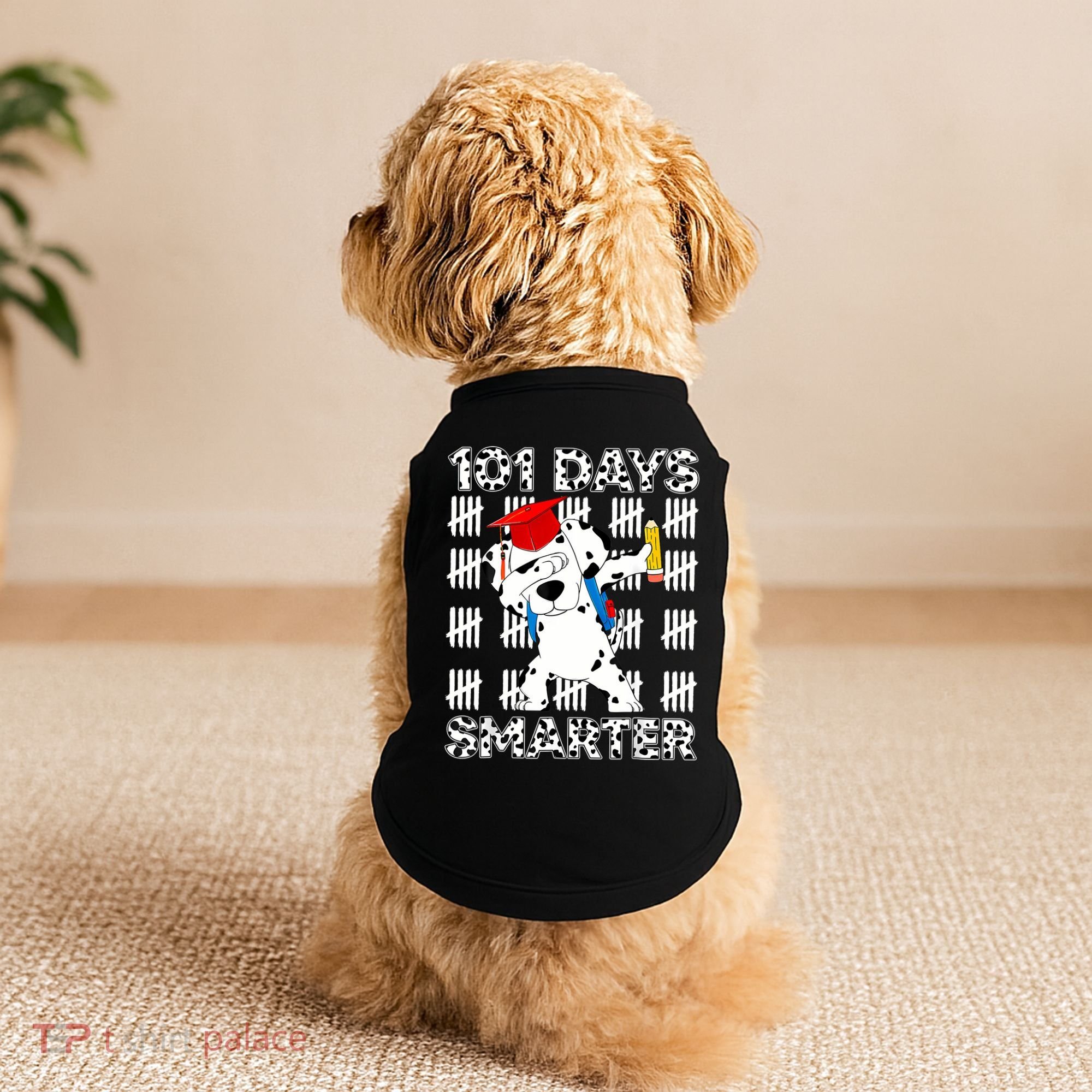 101 Days Of School Happy 100 Days Smarter Teacher Doggie Tank