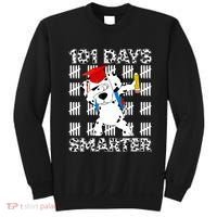 101 Days Of School Happy 100 Days Smarter Teacher Sweatshirt thumb 0