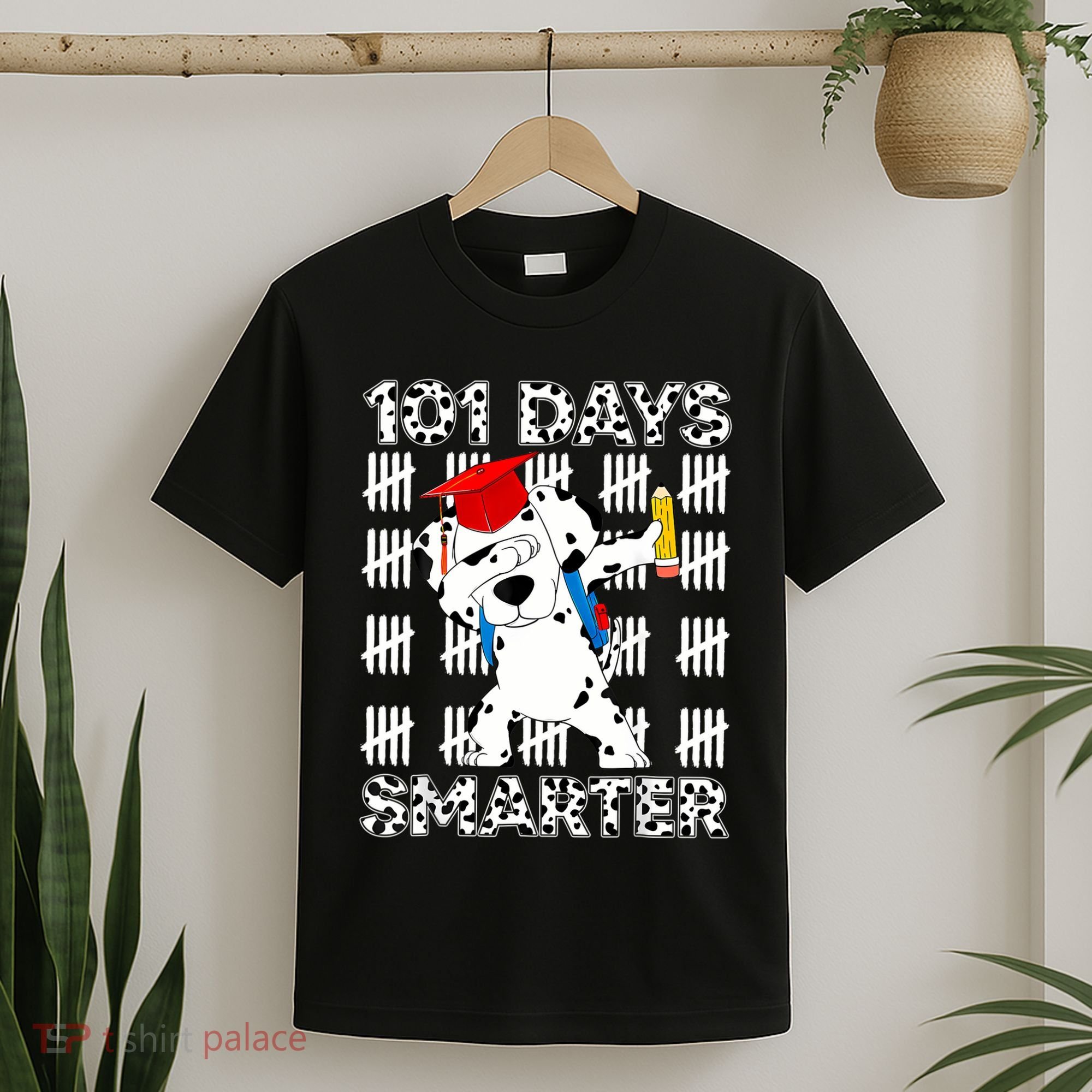 101 Days Of School Happy 100 Days Smarter Teacher T-Shirt