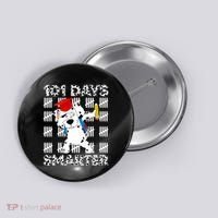 101 Days Of School Happy 100 Days Smarter Teacher Button thumb 0