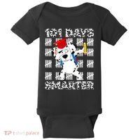 101 Days Of School Happy 100 Days Smarter Teacher Baby Bodysuit thumb 0