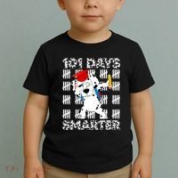 101 Days Of School Happy 100 Days Smarter Teacher Toddler T-Shirt thumb 2