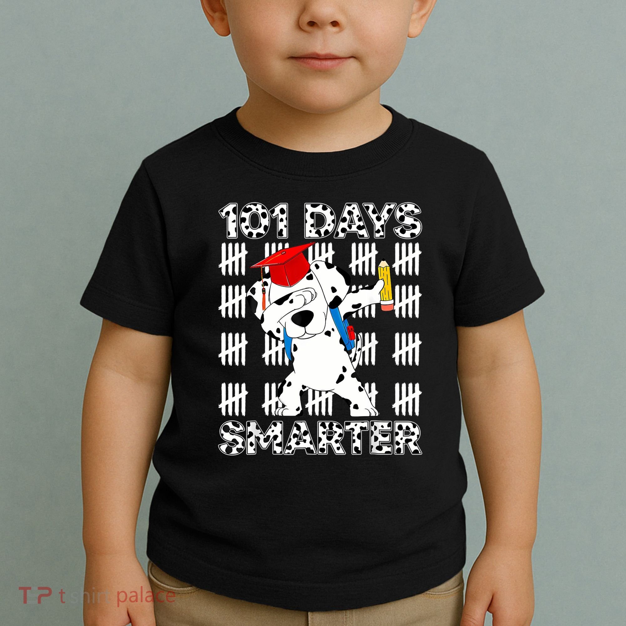 101 Days Of School Happy 100 Days Smarter Teacher Toddler T-Shirt