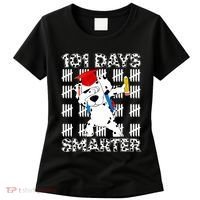 101 Days Of School Happy 100 Days Smarter Teacher Women's T-Shirt thumb 0