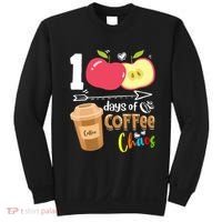 100 Days Of Coffee Chaos 100th Day Of School Sweatshirt thumb 0
