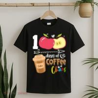 100 Days Of Coffee Chaos 100th Day Of School T-Shirt thumb 2