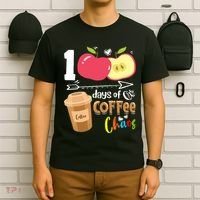 100 Days Of Coffee Chaos 100th Day Of School T-Shirt thumb 6