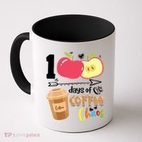 100 Days Of Coffee Chaos 100th Day Of School Coffee Mug thumb 0