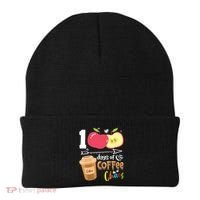 100 Days Of Coffee Chaos 100th Day Of School Beanie thumb 0