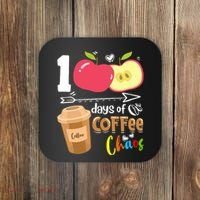 100 Days Of Coffee Chaos 100th Day Of School Coaster thumb 0