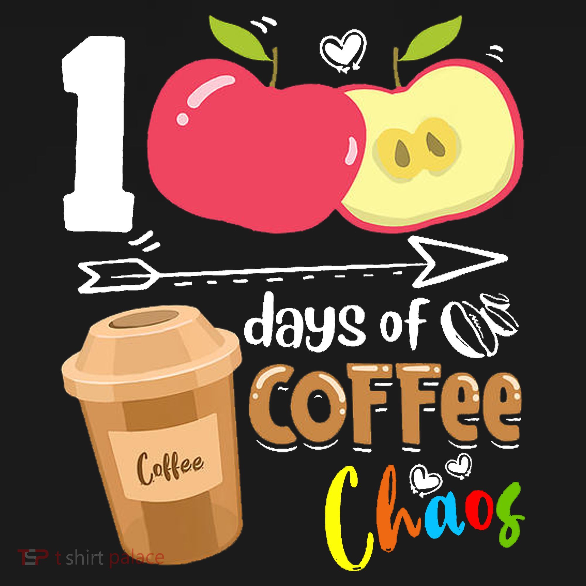 100 Days Of Coffee Chaos 100th Day Of School Coaster