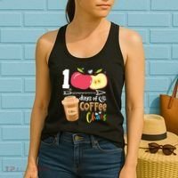 100 Days Of Coffee Chaos 100th Day Of School Women's Tank Top thumb 2