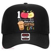100 Days Of Coffee Chaos 100th Day Of School Hat thumb 0