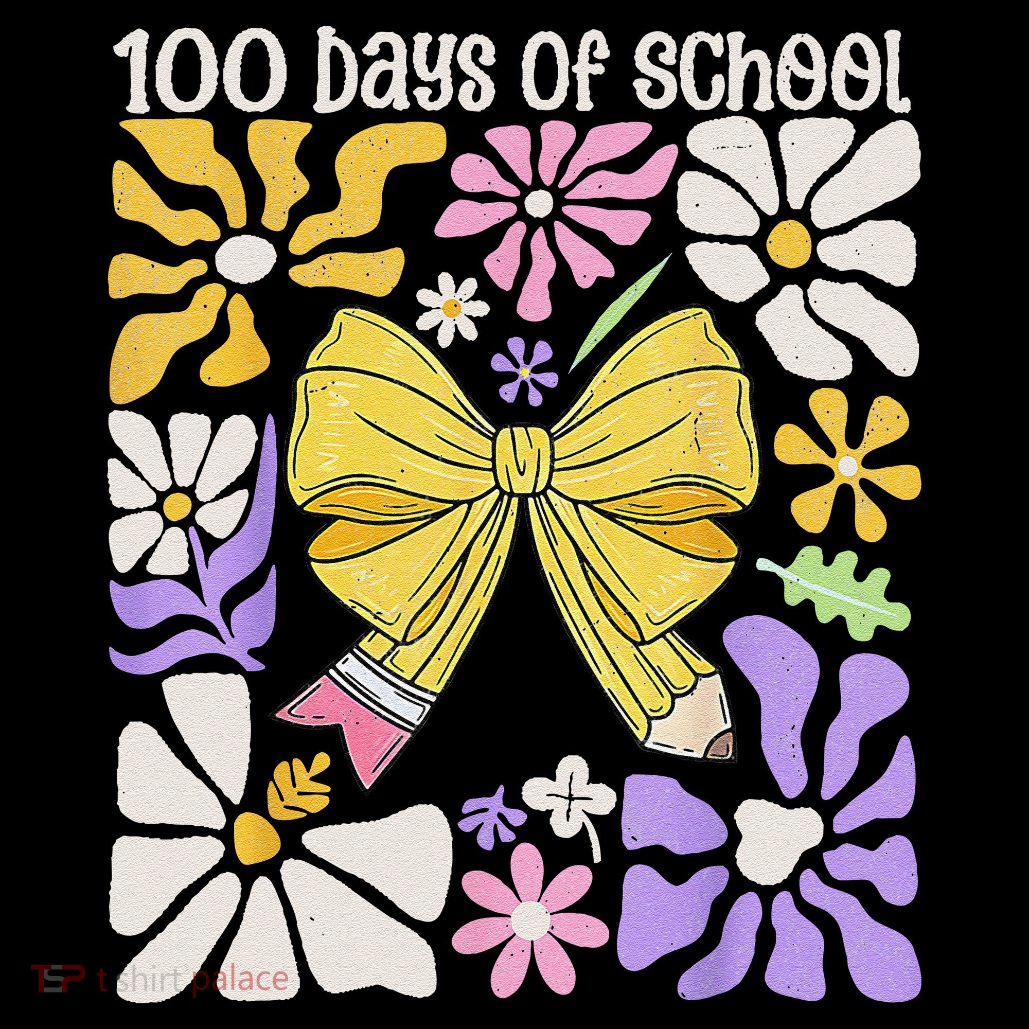 100 Days Of School Coquette Teacher 100th Day Groovy Boho Coffee Mug