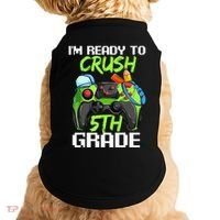 1St Day Of Fifth Grade  Ready To Crush 5Th Grade Doggie Tank thumb 0
