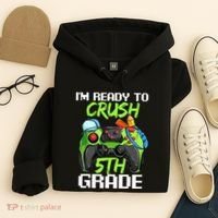 1St Day Of Fifth Grade  Ready To Crush 5Th Grade Hoodie thumb 4