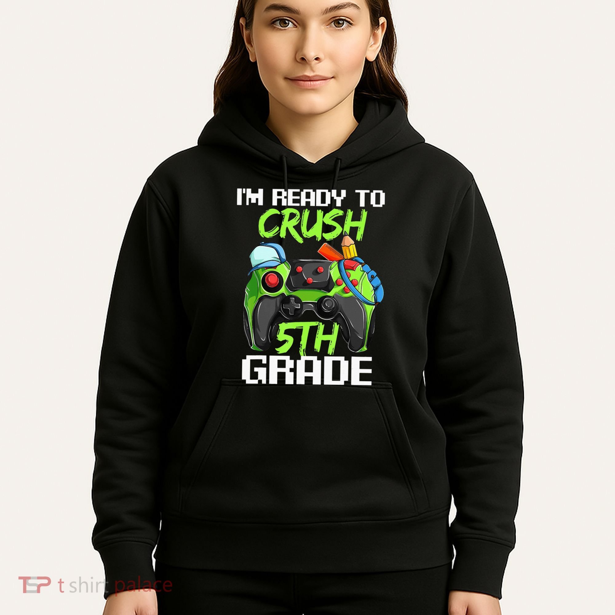 1St Day Of Fifth Grade  Ready To Crush 5Th Grade Hoodie