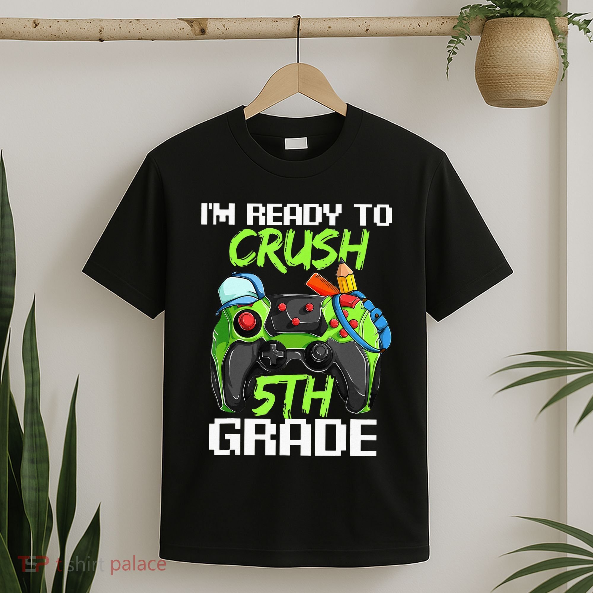 1St Day Of Fifth Grade  Ready To Crush 5Th Grade T-Shirt